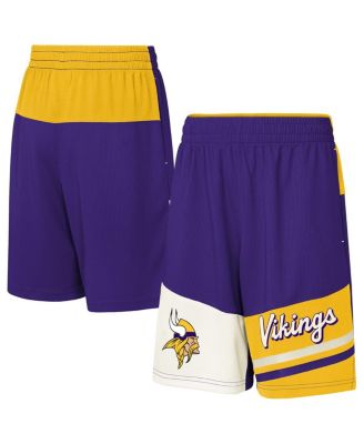 Outerstuff - Big Boys and Girls Purple Minnesota Vikings Fandemonium Mesh Shorts