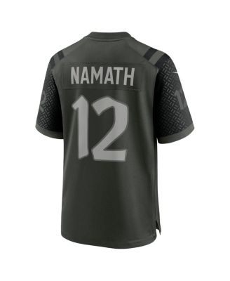 Men's Joe Namath Gotham Green New York Jets 2025 Rivalries Collection Retired Player Game Jersey