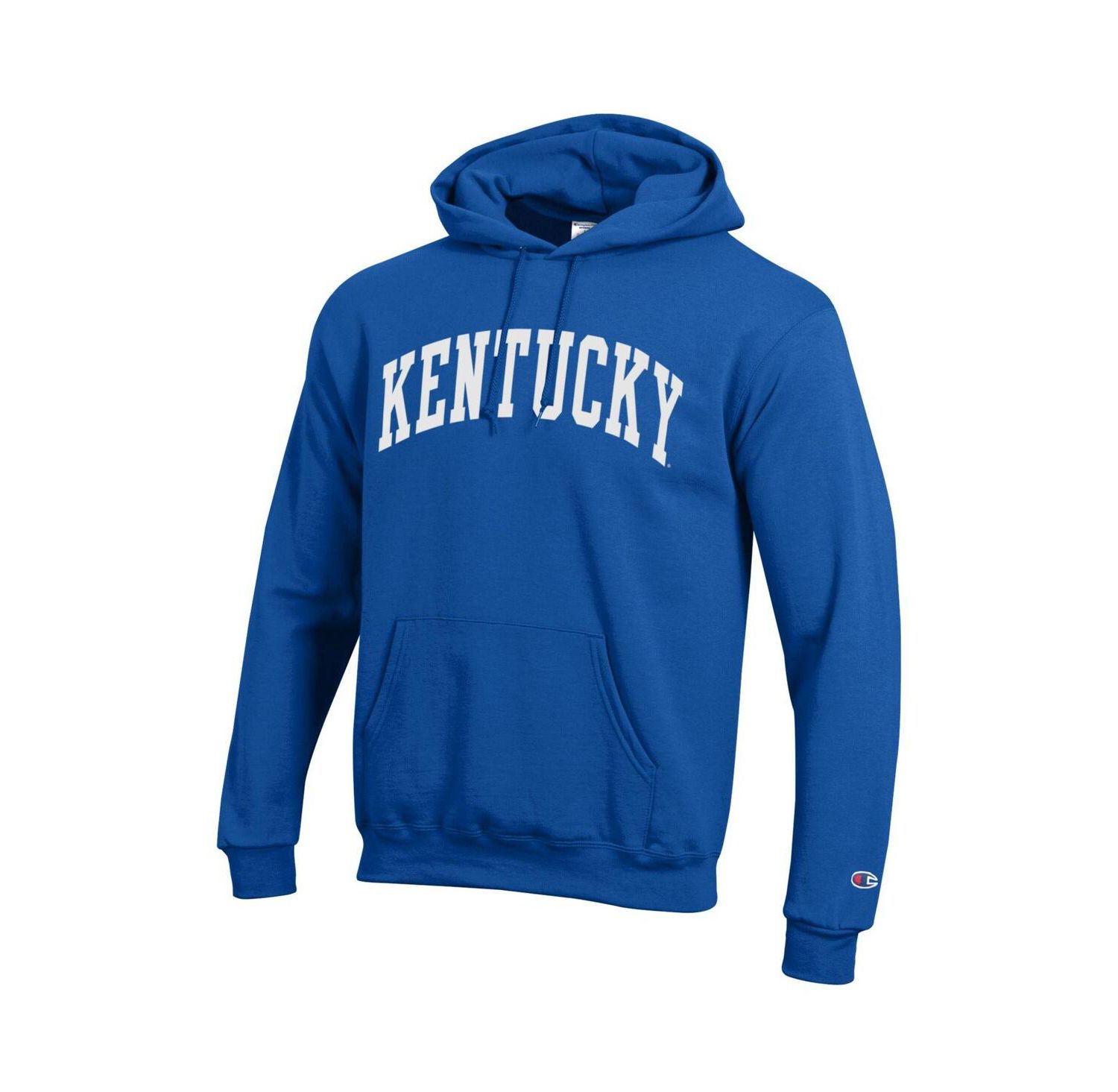 Men's Royal Kentucky Wildcats Basic Arch Fleece Pullover Hoodie
