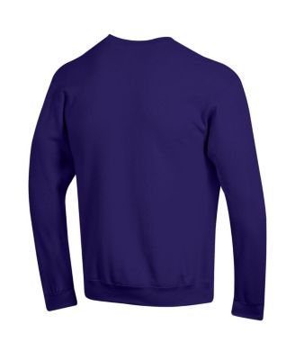 Men's Purple Northwestern Wildcats Basic Arch Fleece Pullover Sweatshirt