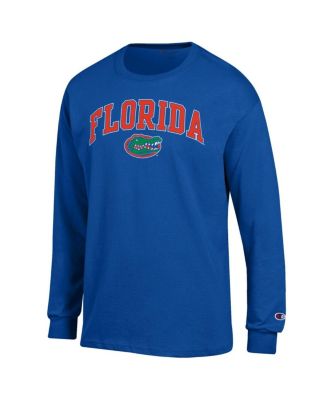 Men's Royal Florida Gators Arch Over Logo Long Sleeve T-Shirt