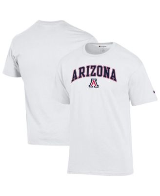Champion - Men's White Arizona Wildcats Arch Over Logo T-Shirt