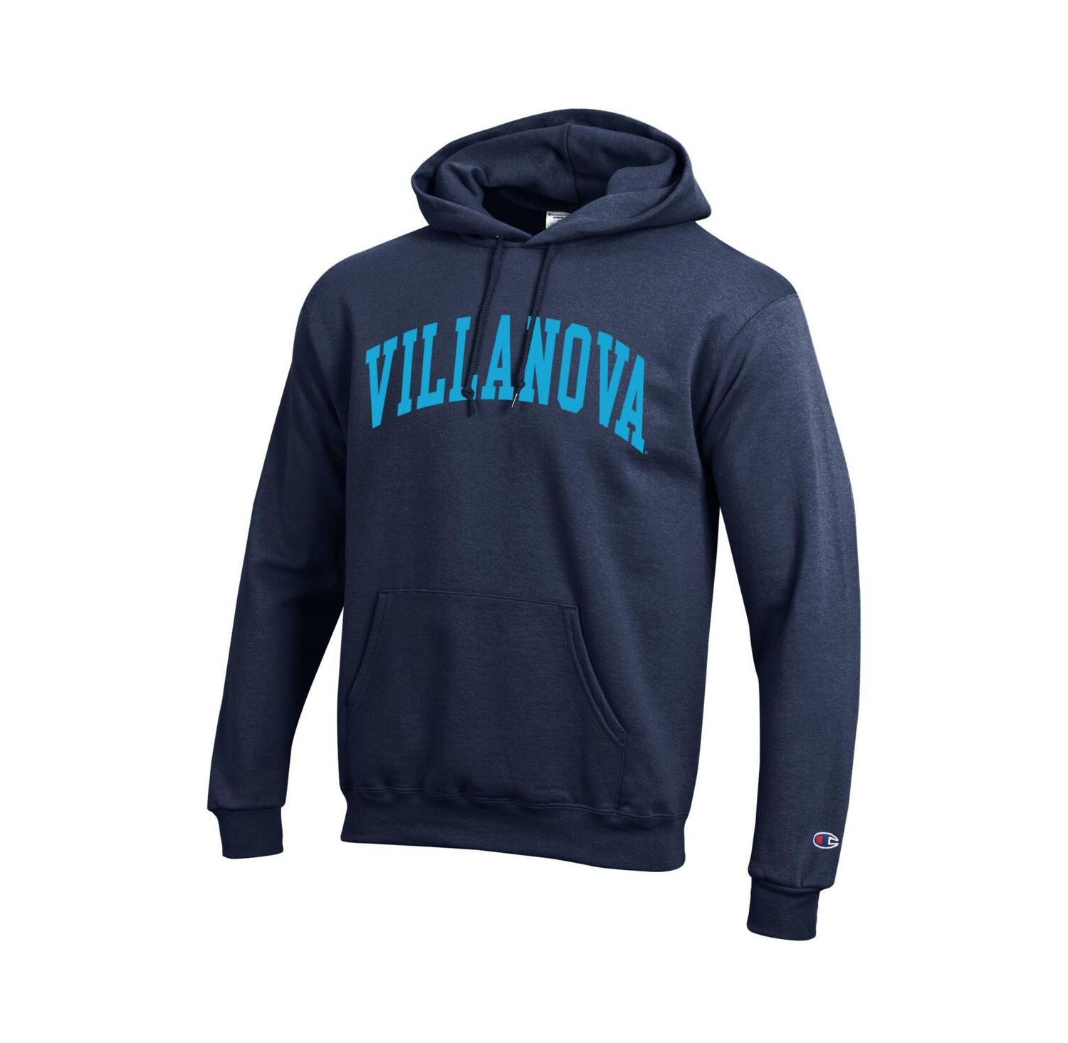 Men's Navy Villanova Wildcats Basic Arch Fleece Pullover Hoodie