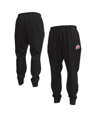 Under Armour - Men's Black Utah Utes Unstoppable Fleece Jogger Pants