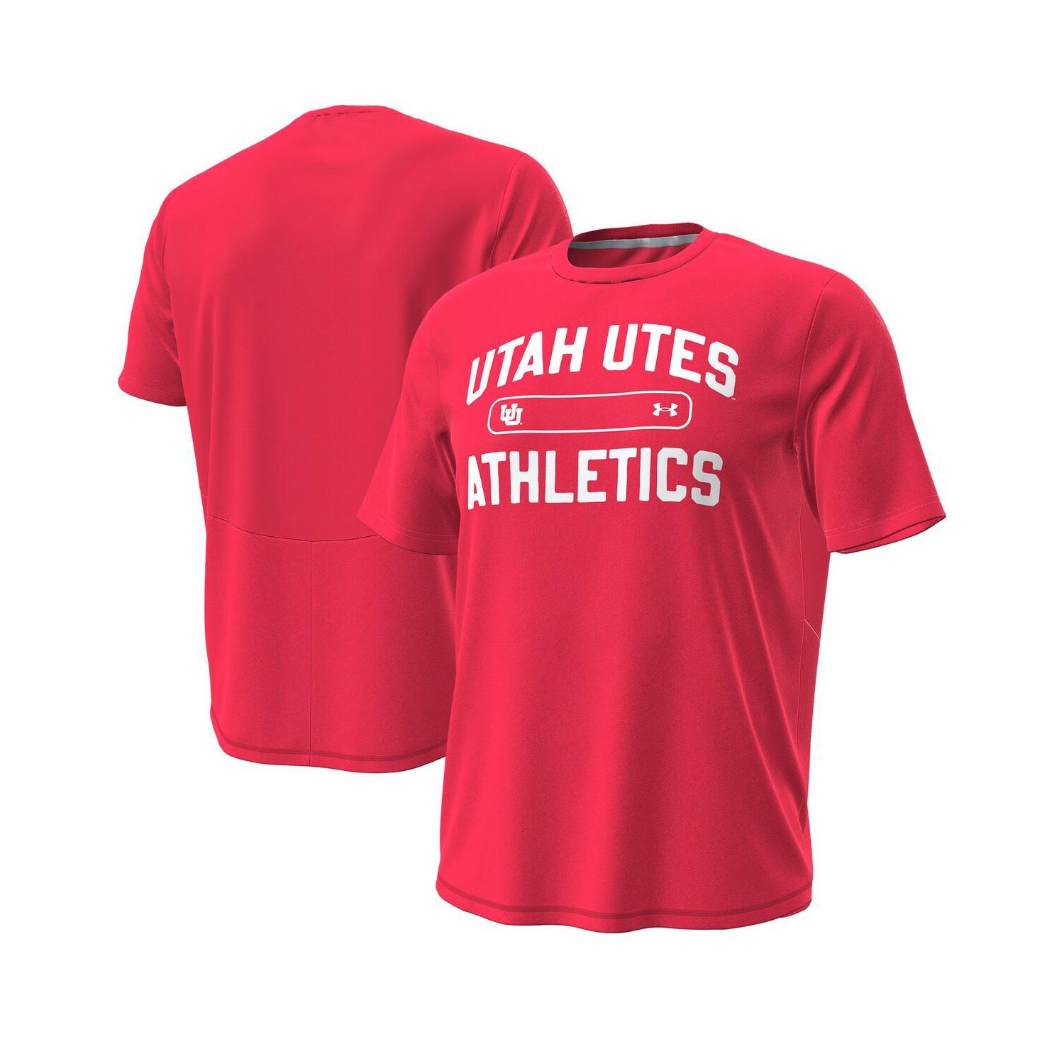 Men's Red Utah Utes Sideline Knockout T-Shirt