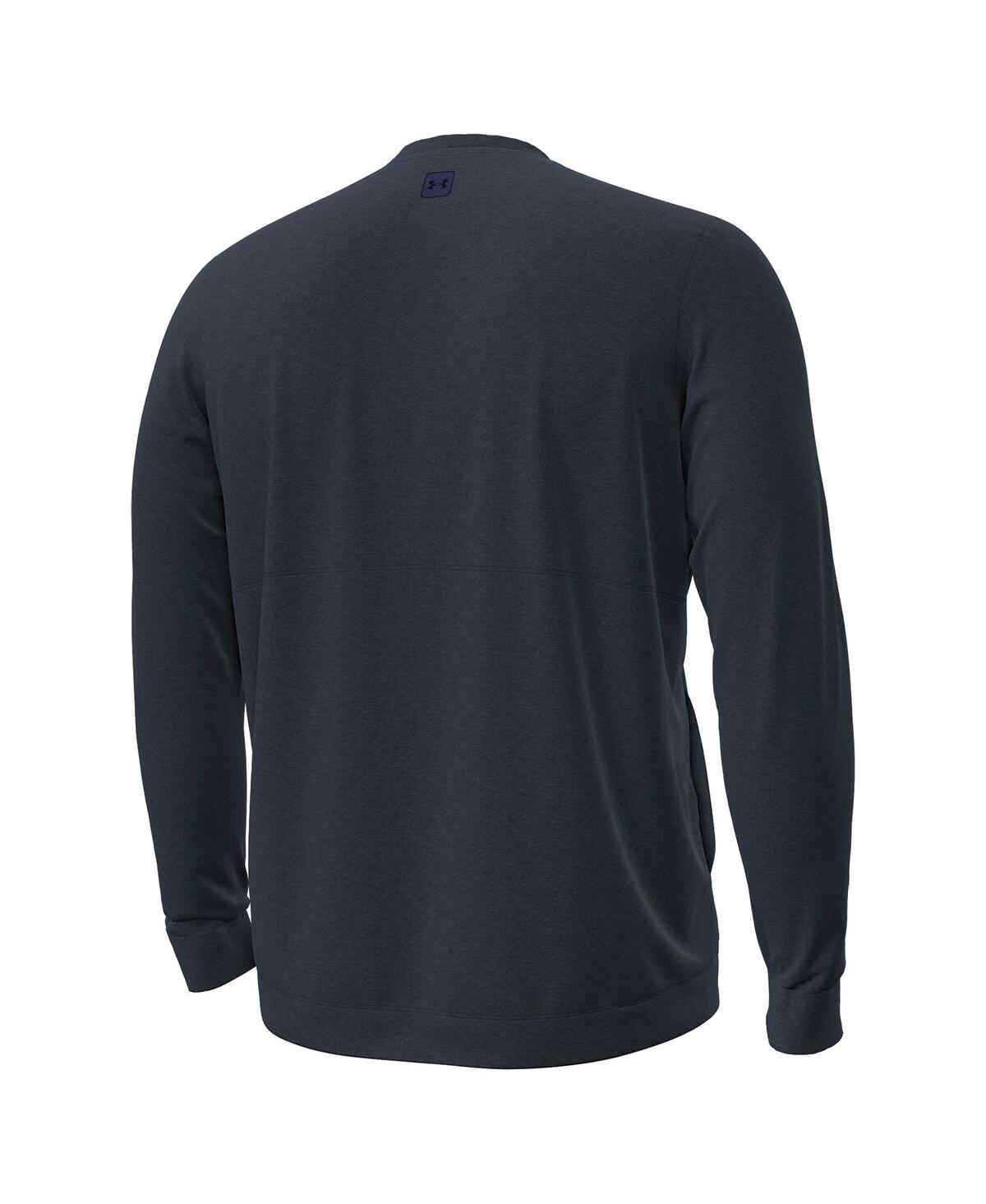 Under Armour Men's Navy Notre Dame Fighting Irish Sideline Meridian Cold Weather Sweatshirt In Blue