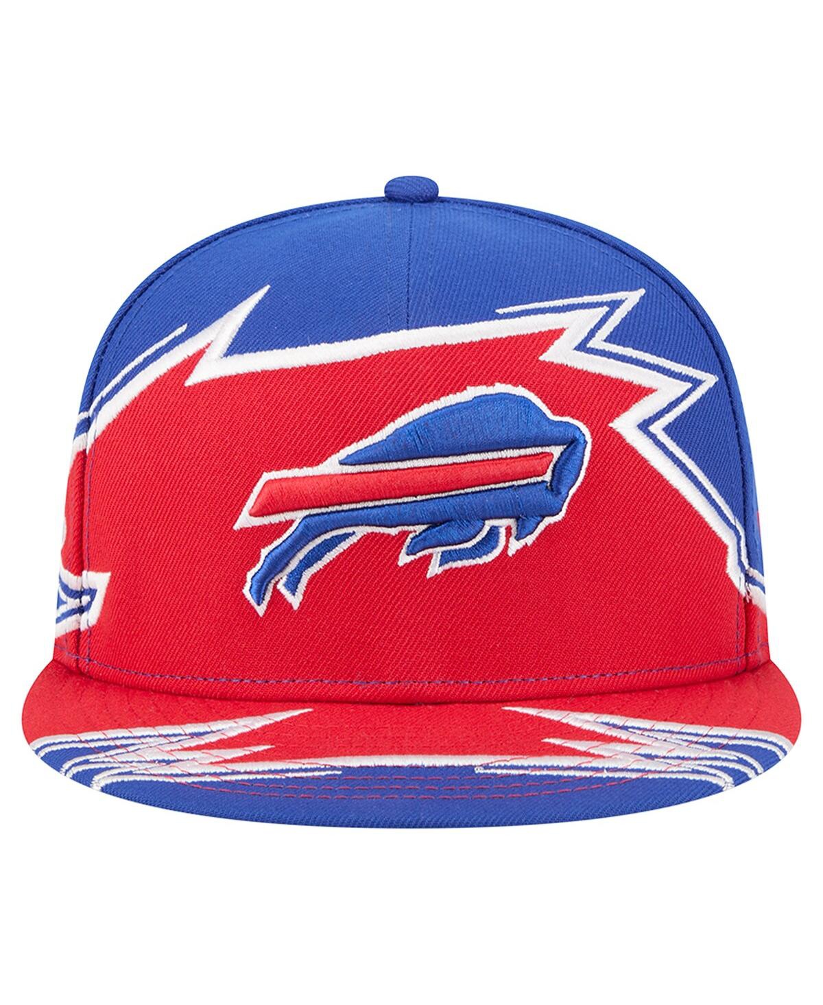 New Era Men's Royal/red Buffalo Bills Break 59fifty Fitted Hat In Red