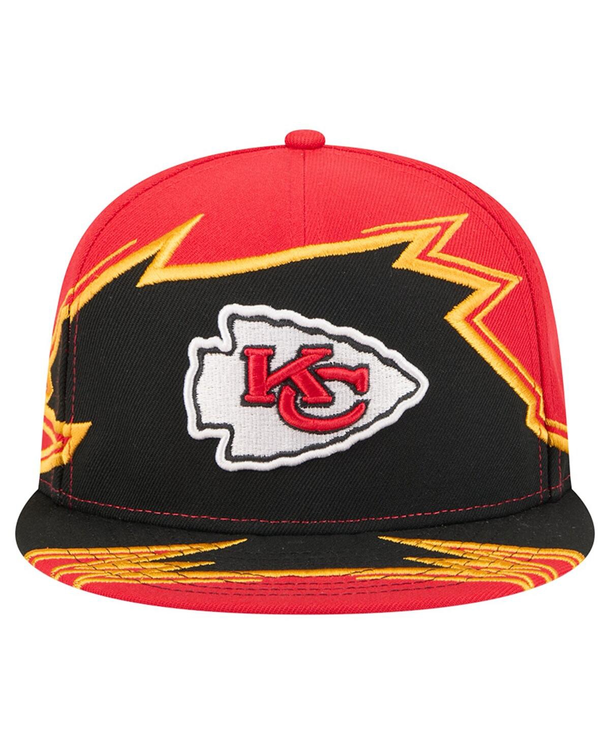 New Era Men's Red/black Kansas City Chiefs Break 59fifty Fitted Hat In Red