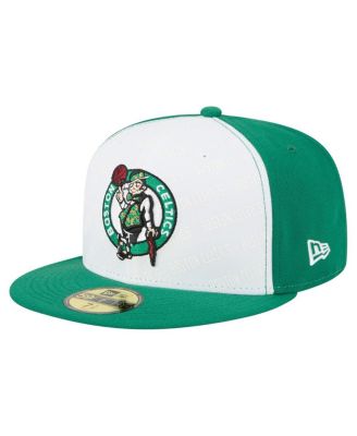 New Era - Men's White/Kelly Green Boston Celtics Repeat 59Fifty Fitted Hat