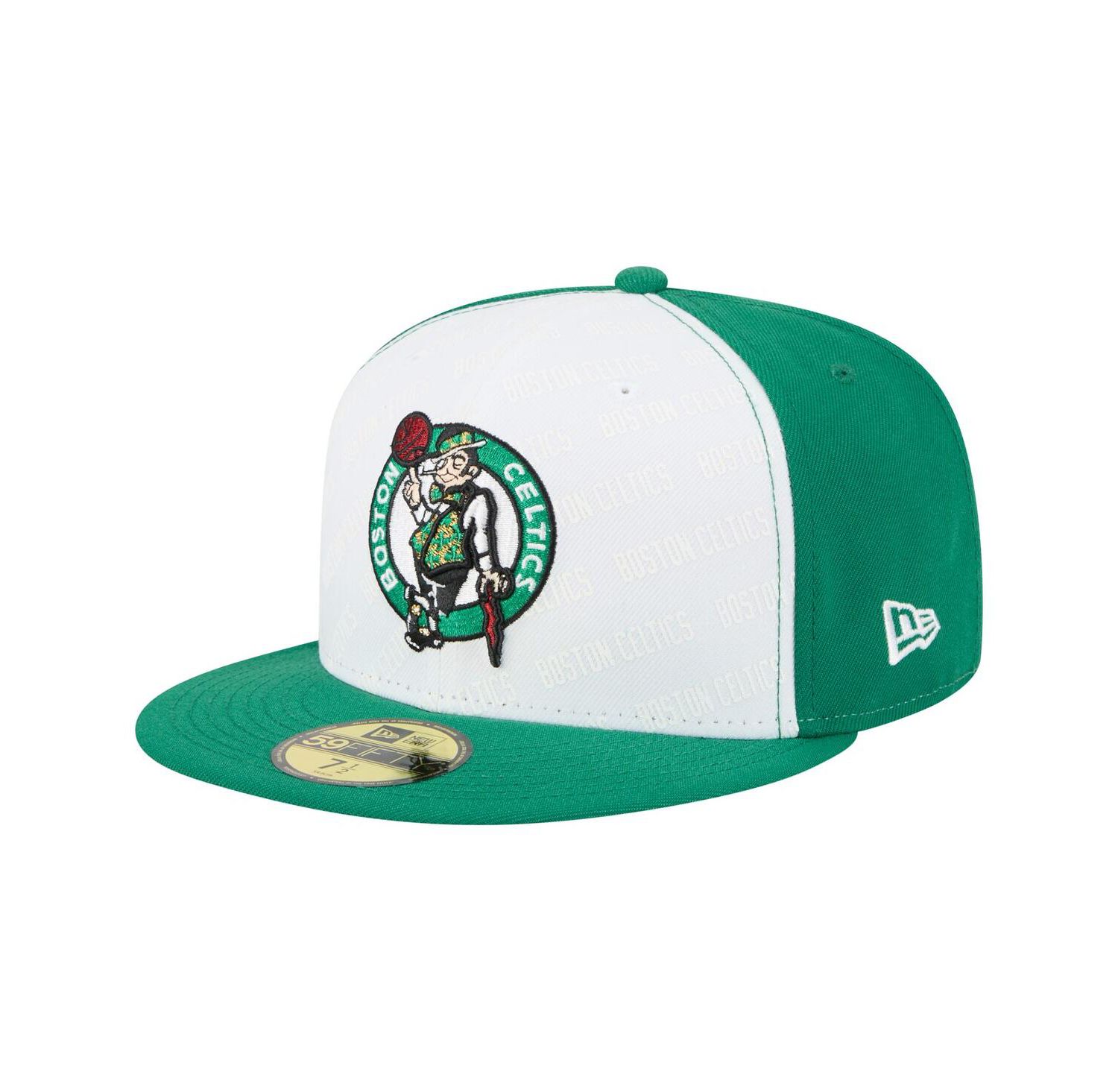 Men's White/Kelly Green Boston Celtics Repeat 59Fifty Fitted Hat