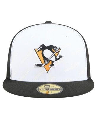 Men's White/Black Pittsburgh Penguins Repeat Two-Tone 59FIFTY Fitted Hat