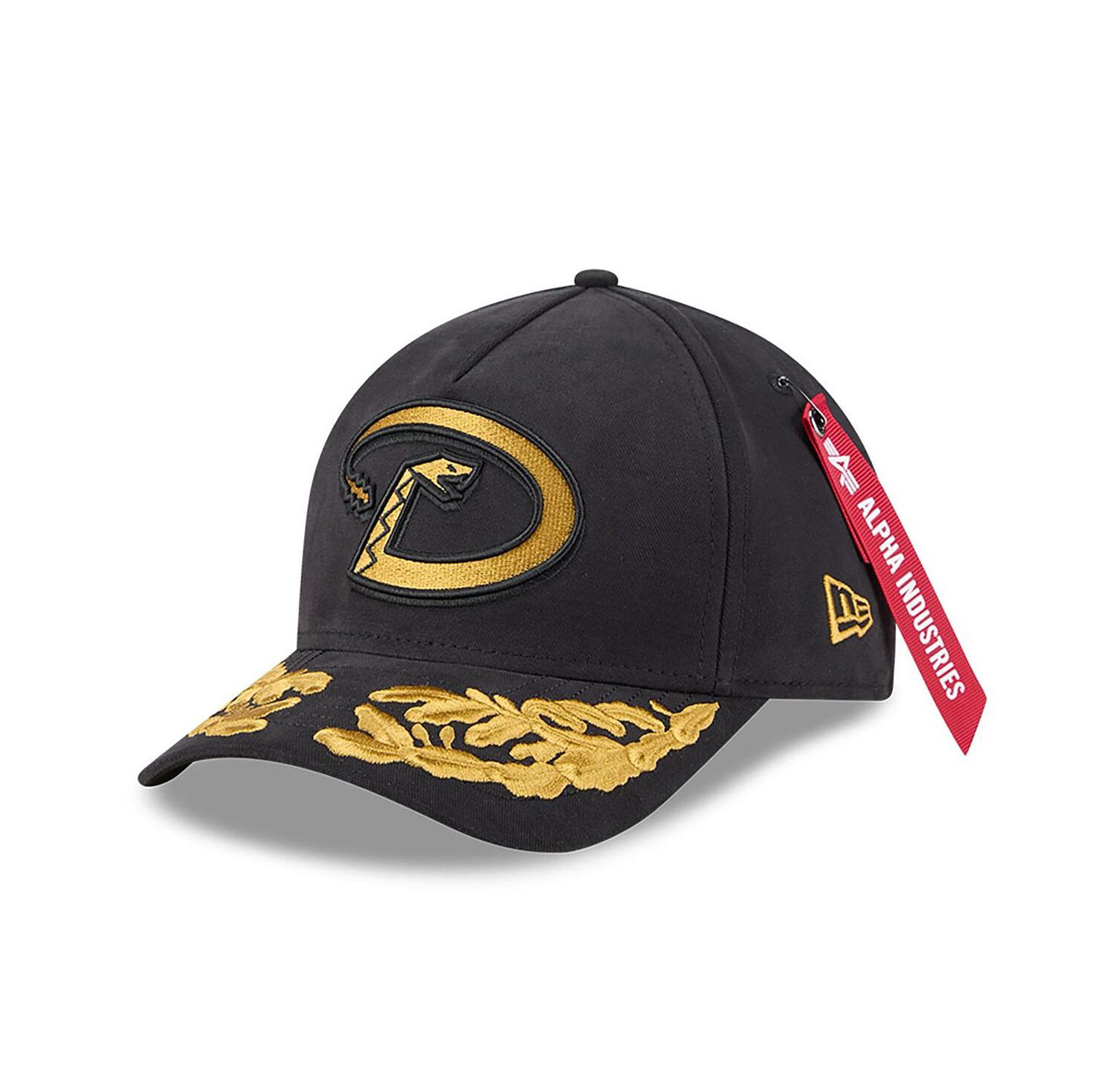 Men's Black Arizona Diamondbacks A-Frame 9FORTY Adjustable Hat