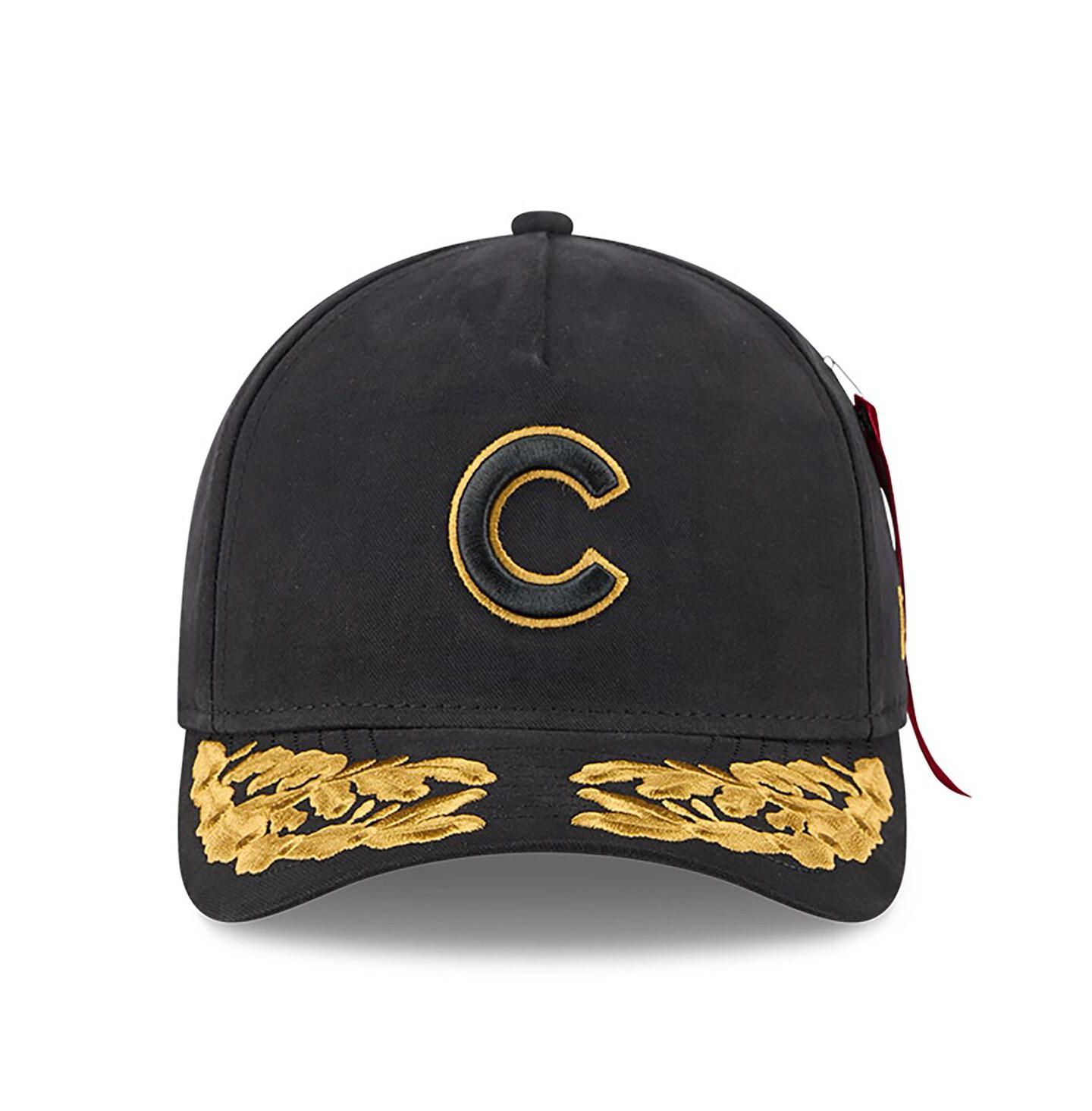 Мужская кепка New Era Black Chicago Cubs A-Frame 9FORTY Adjustable Hat — фото 2