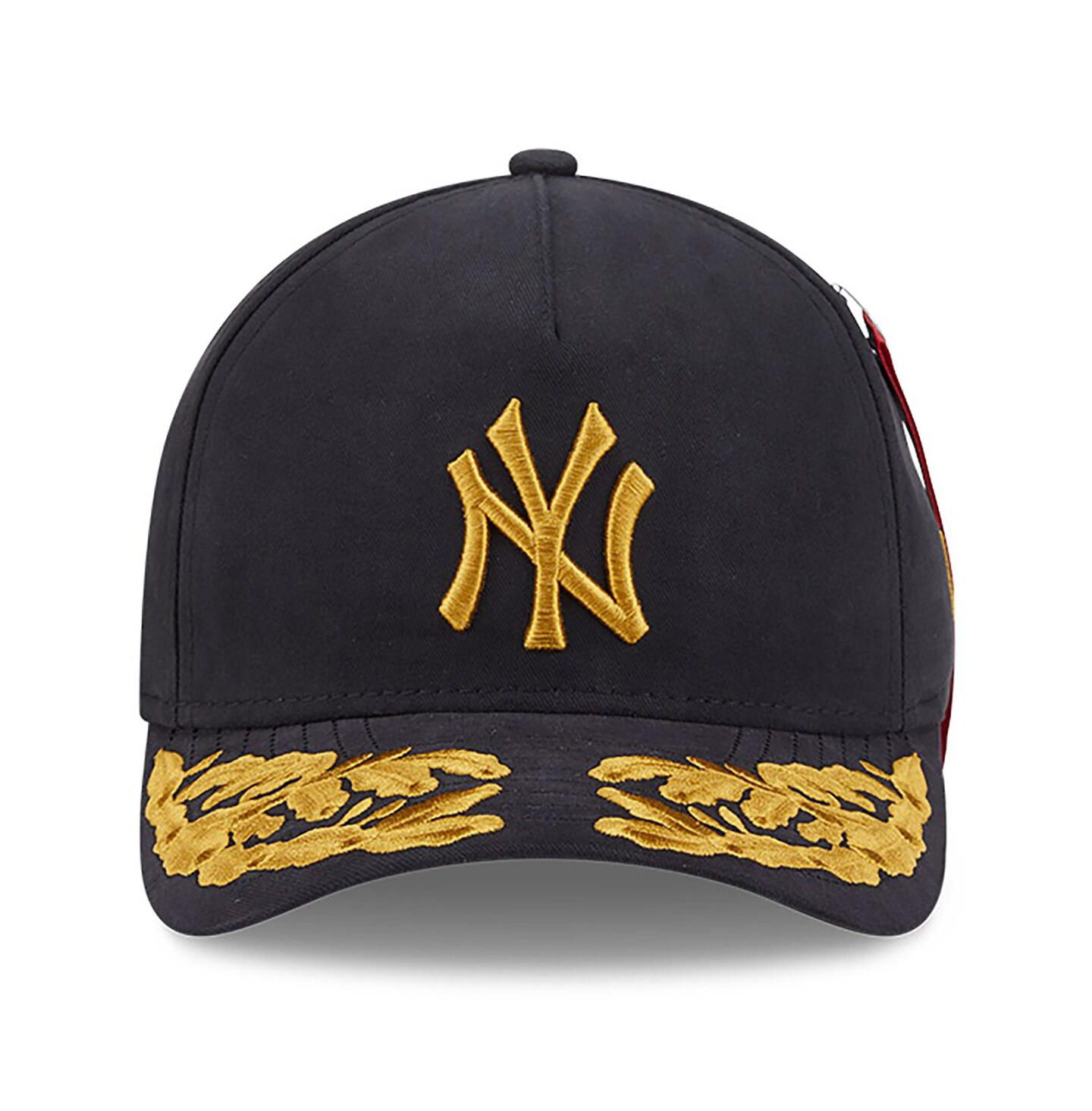 Мужская кепка New Era Black New York Yankees A-Frame 9FORTY Adjustable Hat — фото 4