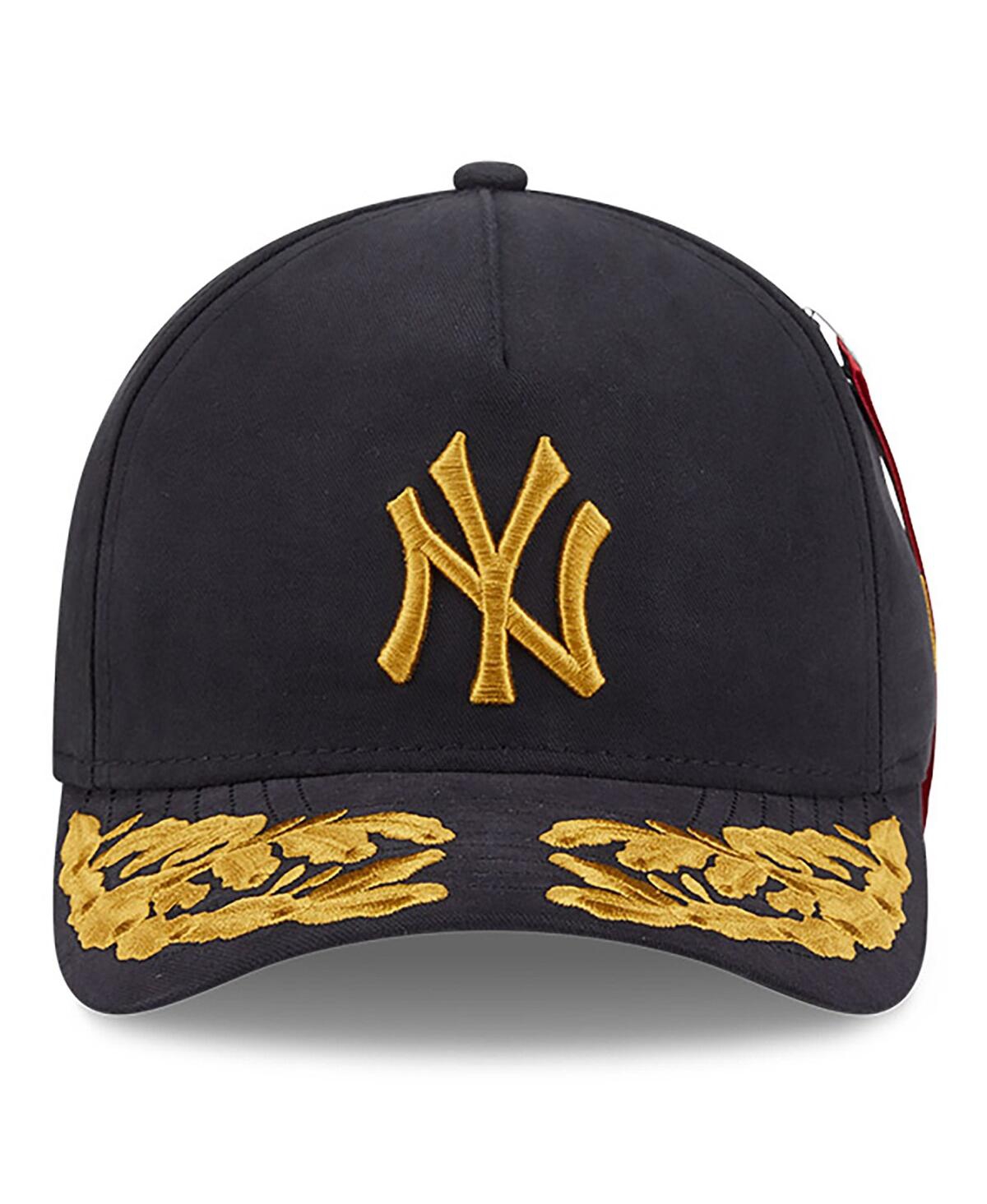 New Era Men's Black New York Yankees A-Frame 9FORTY Adjustable Hat