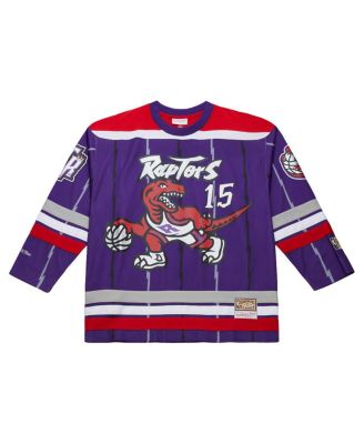 Men's and Women's Vince Carter Purple Toronto Raptors maxed Out Fashion Hockey Jersey