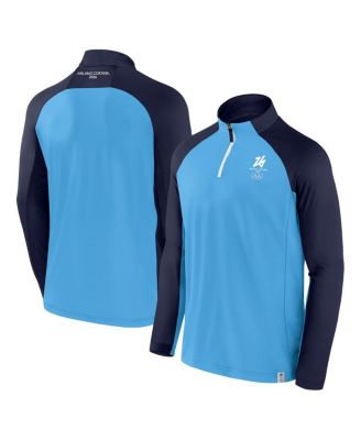 Fanatics - Men's Blue Milano Cortina 2026 Winter Olympics Raglan Quarter-Zip Jacket