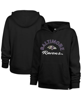 '47 Brand - Women's&nbsp;Black Baltimore Ravens Whirlwind Naomi Pullover Hoodie