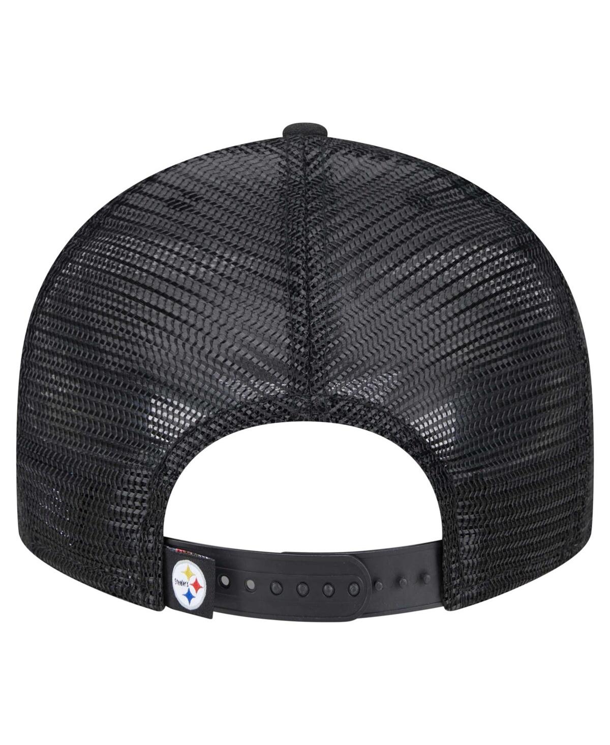 New Era Men's Black Pittsburgh Steelers Low Profile 9FIFTY Snapback Hat