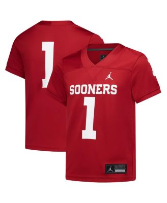 Jordan - Preschool 1 Crimson Oklahoma Sooners Untouchable Replica Football Jersey