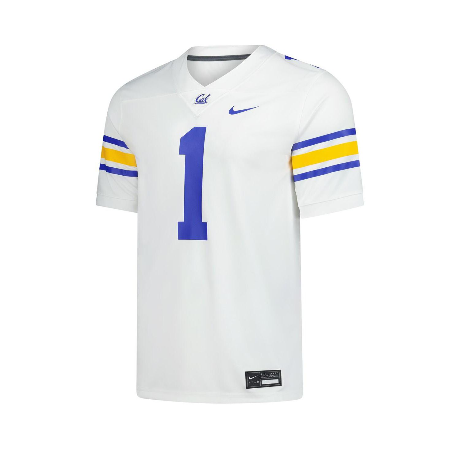 Men's 1 White Cal Bears Untouchable Replica Game Jersey