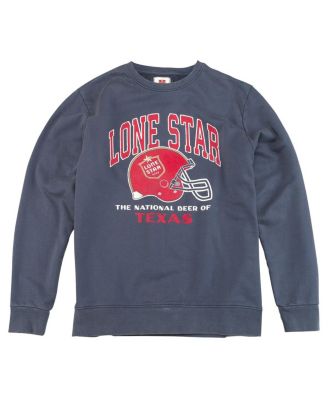 American Needle - Men's Navy Lone Star Sunday Fleece Pullover Sweatshirt