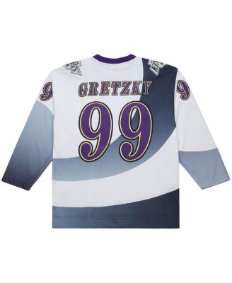 Men's Wayne Gretzky White Los Angeles Kings Big Tall 1995-96 Blue Line 2.0 Jersey