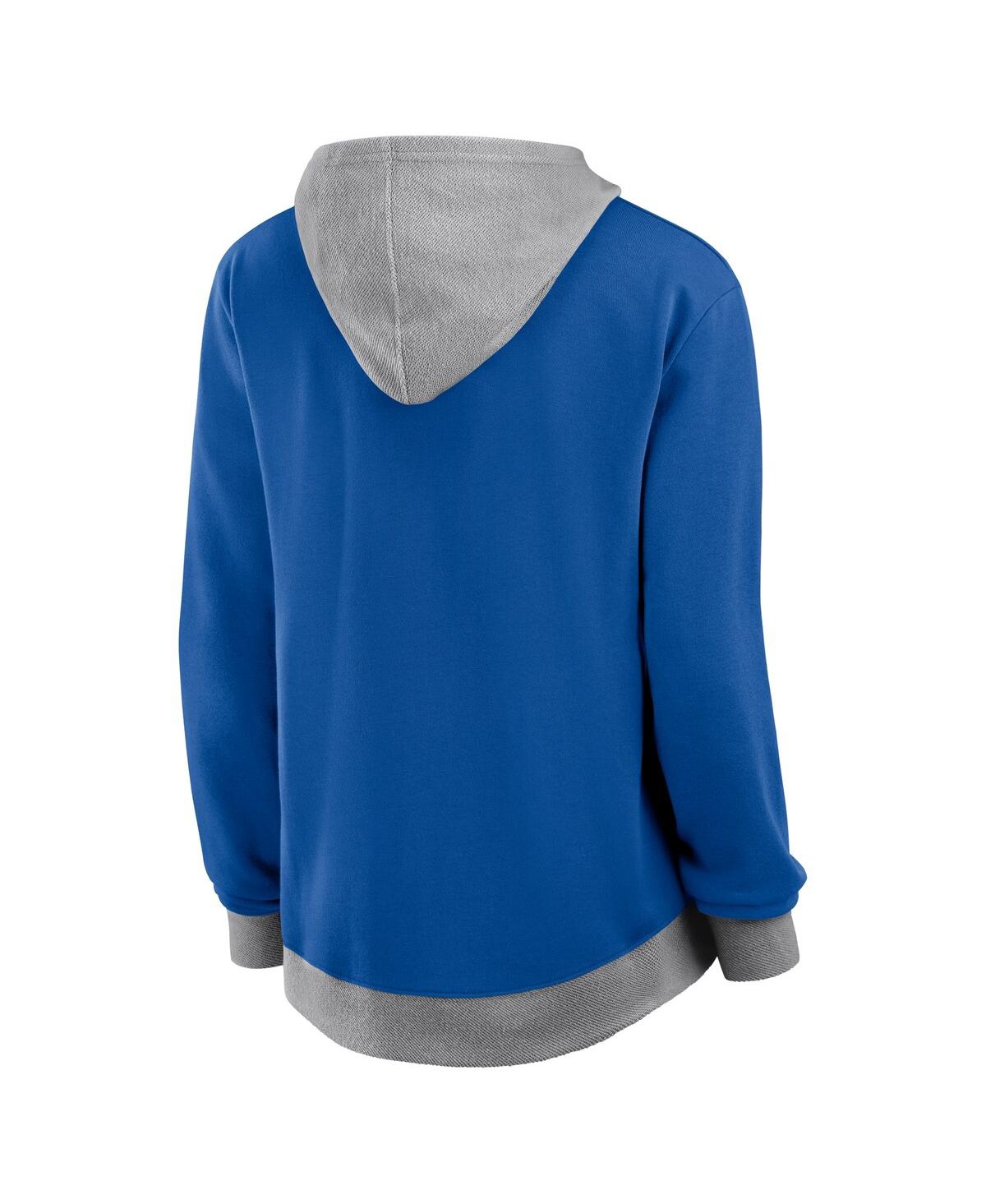 Fanatics Women's Royal New York Giants Hit It Full-zip Hoodie In Blue