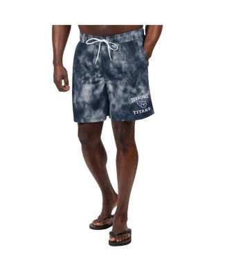 G-III Sports by Carl Banks - Men's Navy Tennessee Titans Change Up Volley Swim Trunks