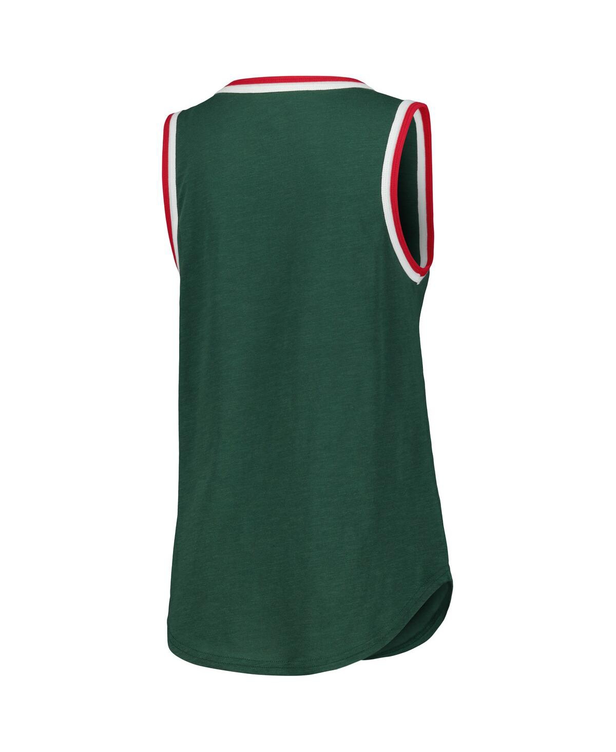 G-iii 4her By Carl Banks Women's Green Minnesota Wild Strategy Tank Top In Green