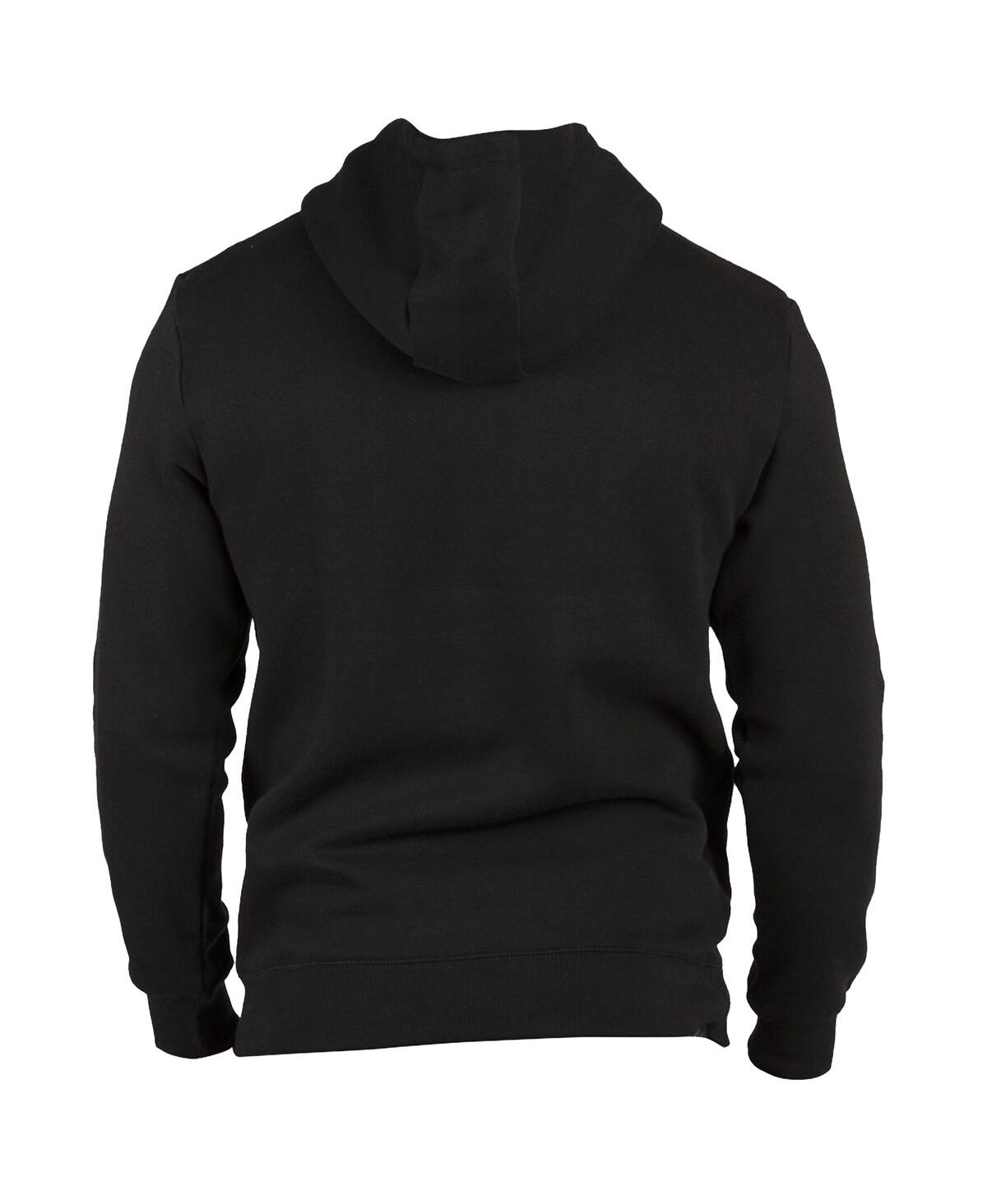 1863fc Men's Black Phoenix Rising Fc Fleece Pullover Hoodie In Black