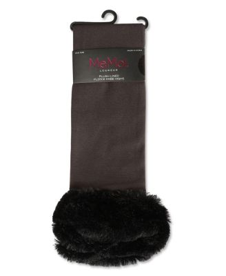 Women's Plush Lined Furry Fleece Knee High Socks
