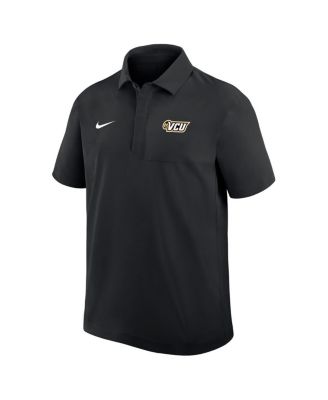Men's Black VCU Rams 2025 Sideline Polo Shirt