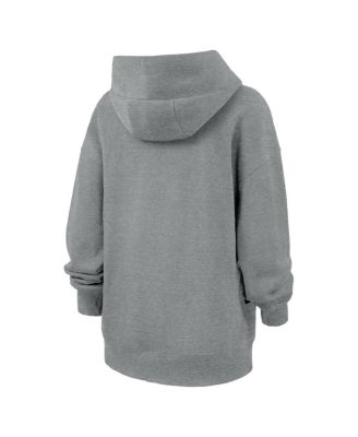 Women's Heather Gray Team USA Phoenix Fleece Full-Zip Hoodie