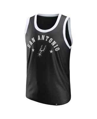 Men's Black San Antonio Spurs Mesh Tank Top