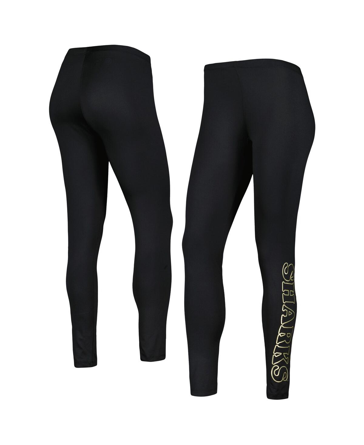 G-iii Sports By Carl Banks Women's Black San Jose Sharks Stadium Leggings In Black