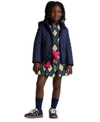 Girls' 2T-6X Printed Polo Dress