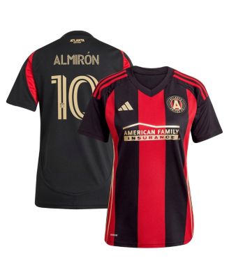 adidas - Women's Miguel Almiron Black Atlanta United FC 2025 The Connector Replica Player Jersey