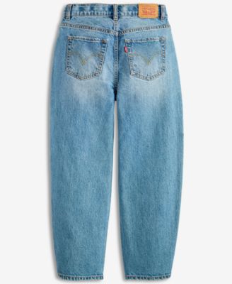 Big Girls High Rise Baggy Barrel Jeans