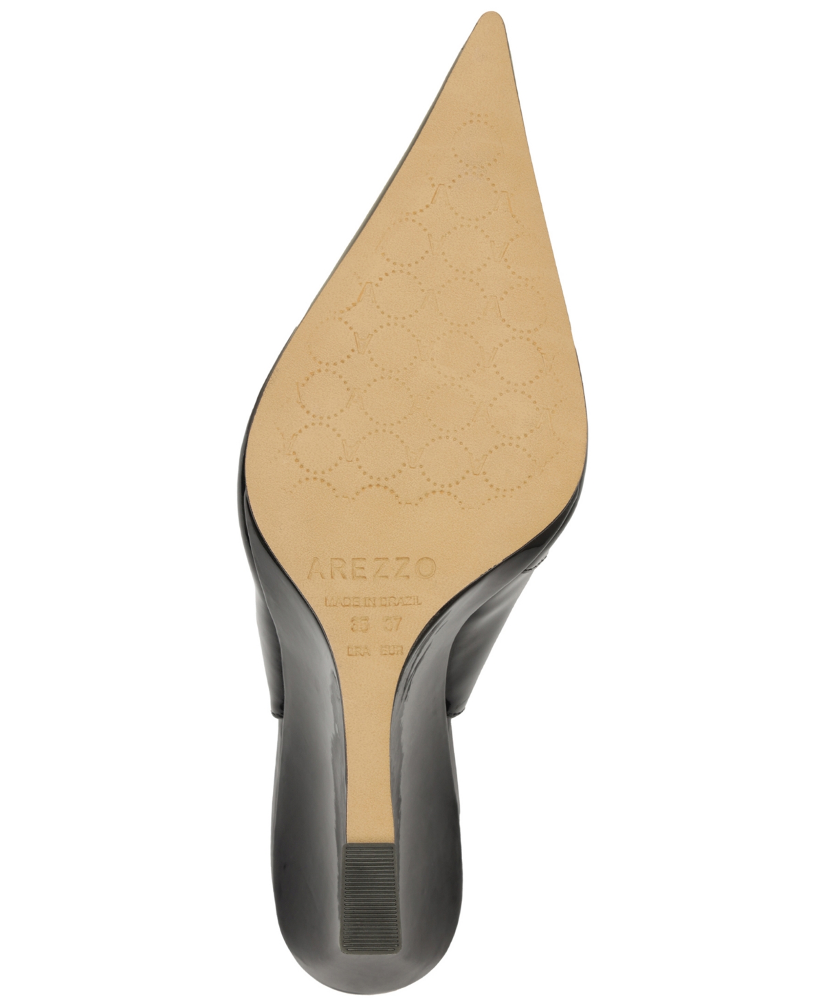 Arezzo Rowen Slingback Pointed Toe Wedge Pump In Black