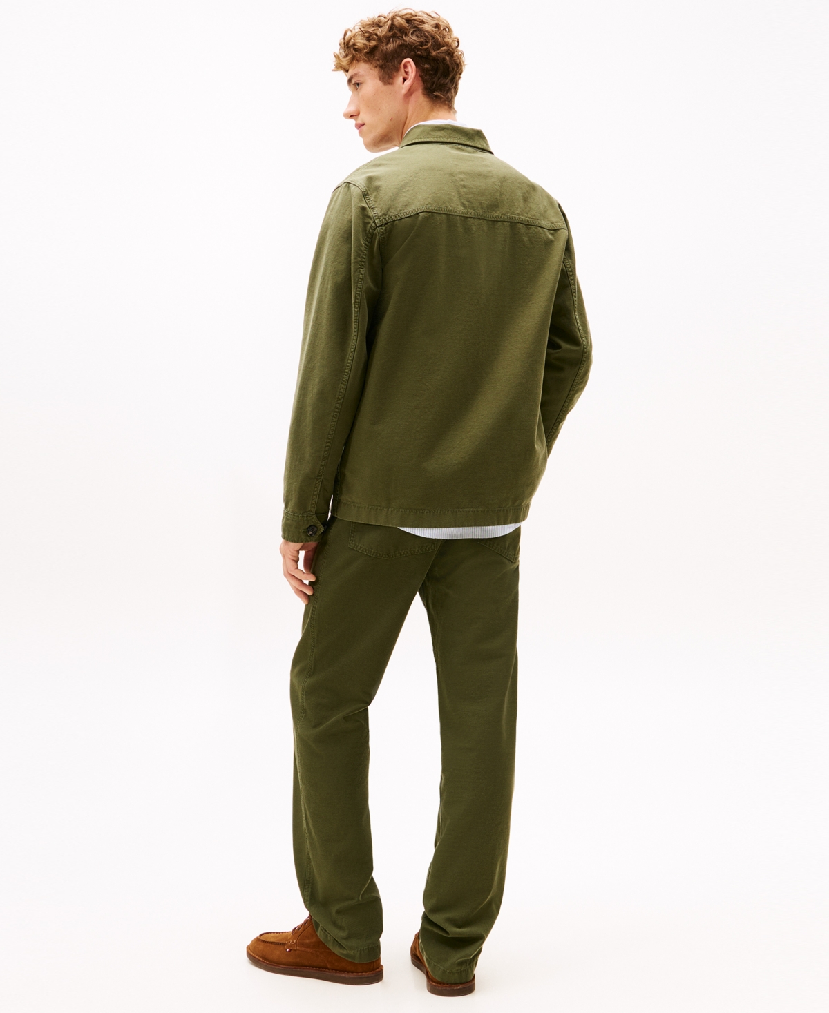 Tommy Hilfiger Men's Utility Collar Shirt Jacket