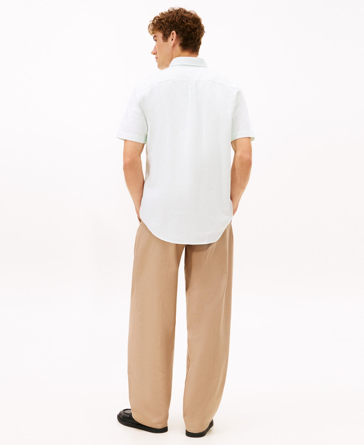 Tommy Hilfiger Men's Heritage Oxford Regular-fit Button-down Shirt In Blue