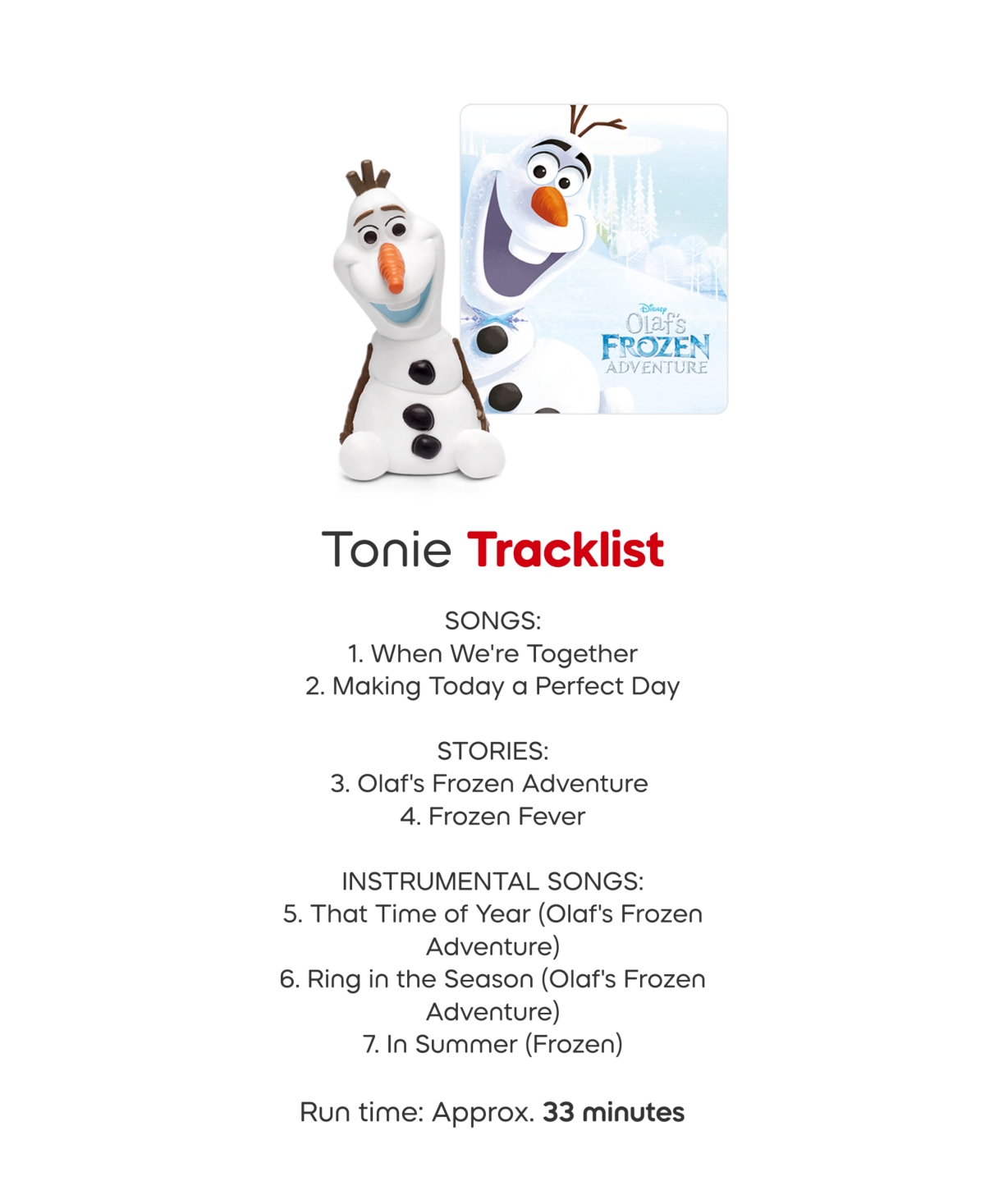Tonies Tb2 Disney Bundle Box Ratatouille, Stitch, Olaf, Finding Nemo In Transparent