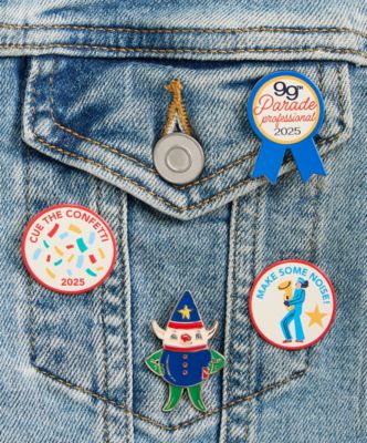 Thanksgiving Day Parade 2025 4-Pack Pin Set, Macy's Exclusive