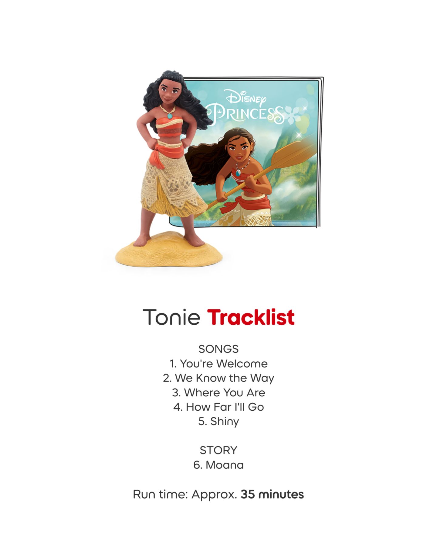 Детские фигурки Tonies TB2 Disney Princess Bundle Box, Encanto, Moana, Frozen, Minnie Mouse Figurines - Pink — фото 6