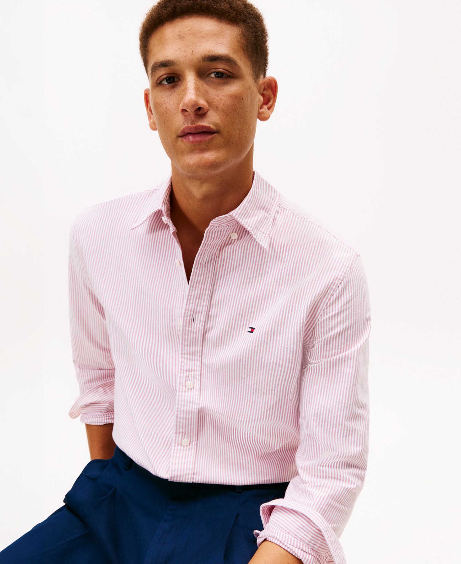 Men's Heritage Regular-Fit Oxford Striped Shirt
