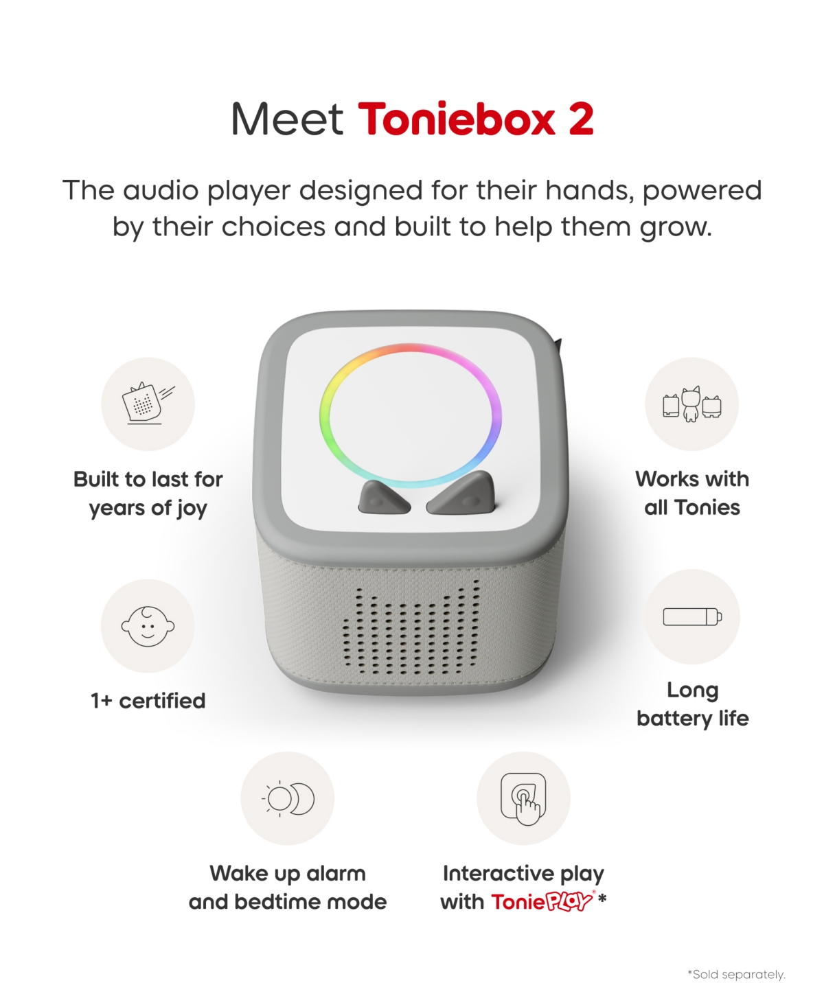 Tonies Tb2 My First  Bundle Moon Box Mft Transportation Set In Transparent