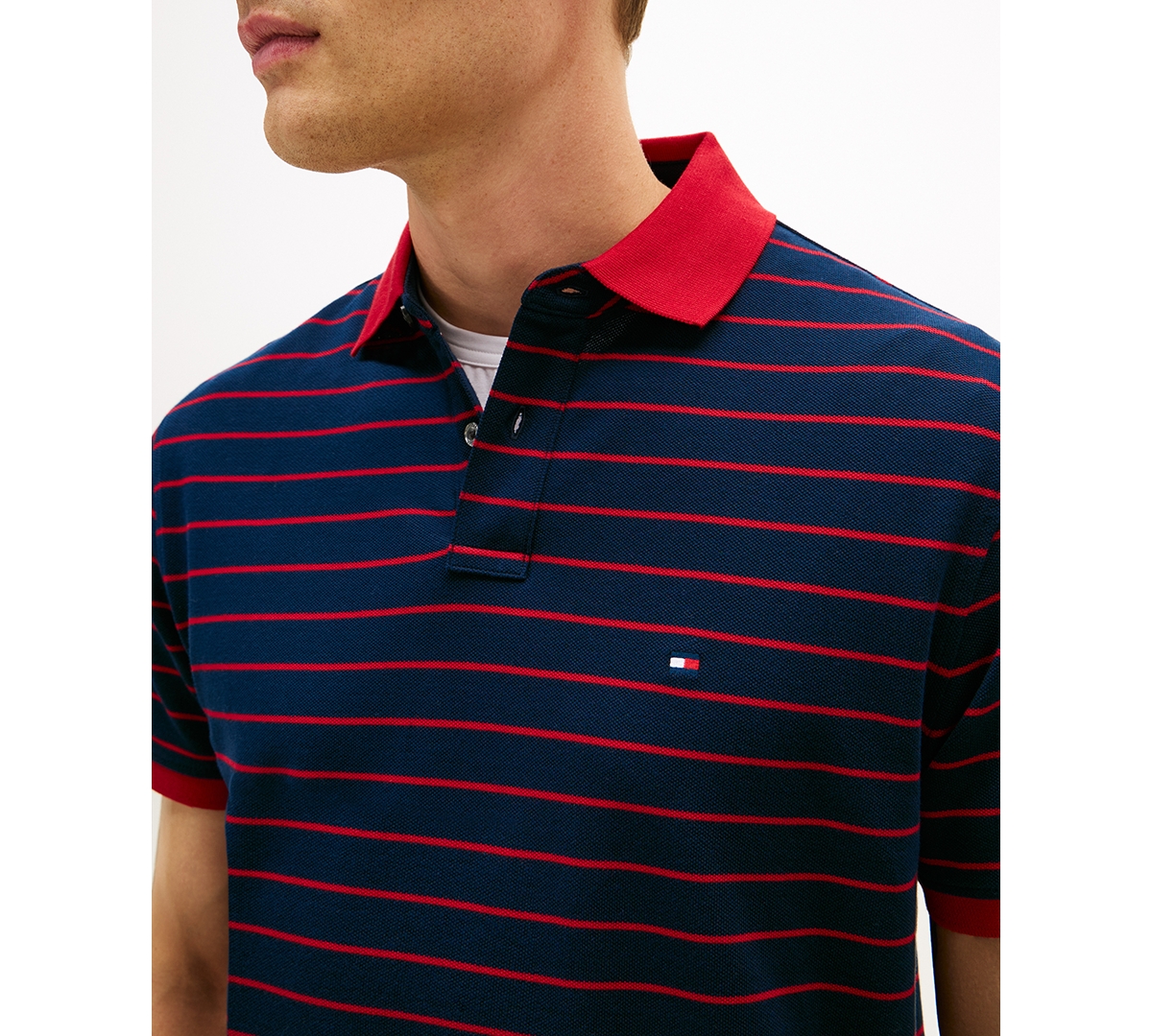 Tommy Hilfiger Men's Cotton Classic Fit 1985 Polo In Blue