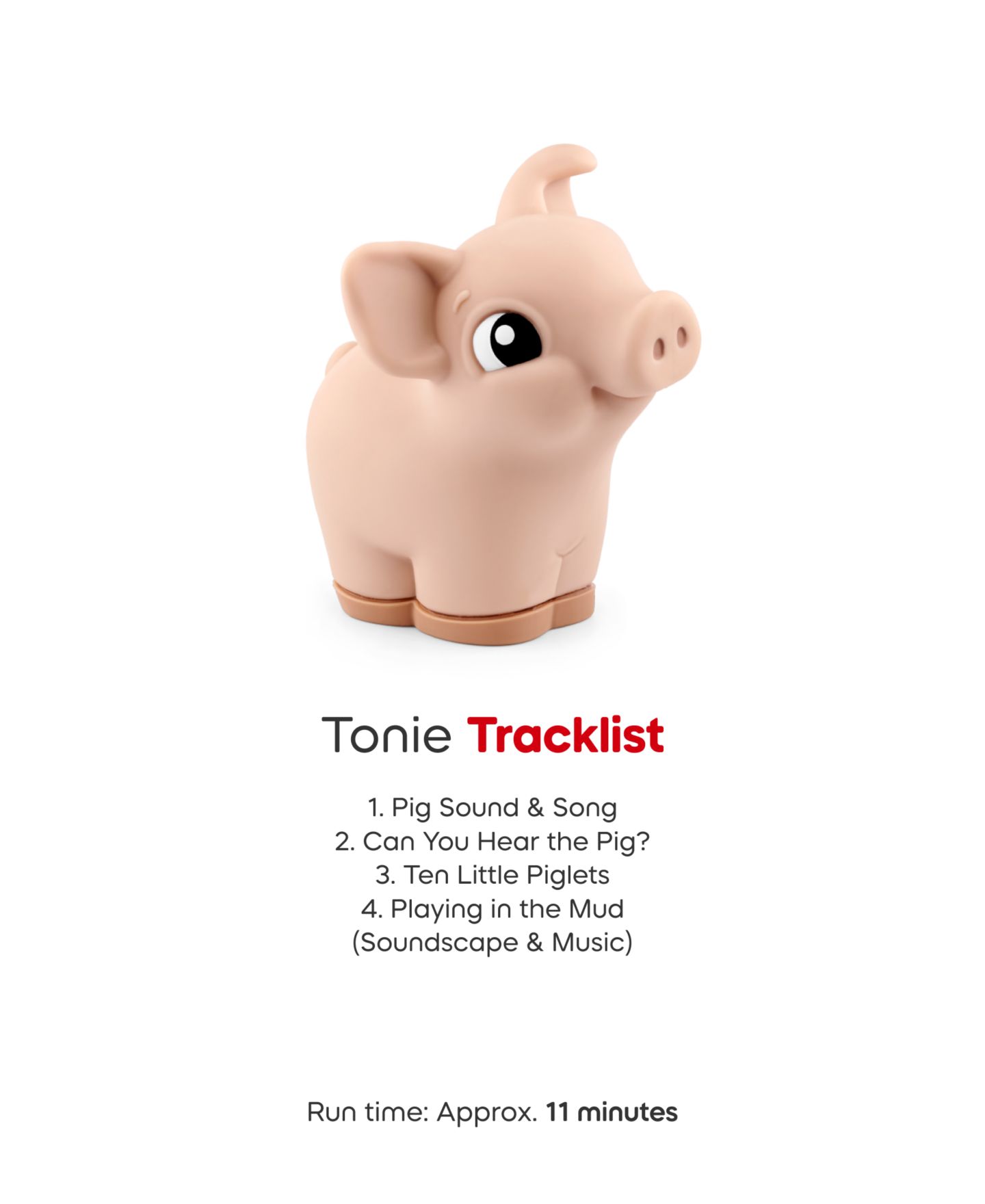 Детские игрушки My First Tonies: Farm Set Cow, Pig and Horse Figurines, 3 Pack — фото 10