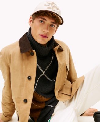 Men's Waxed Point Collar Barn Jacket